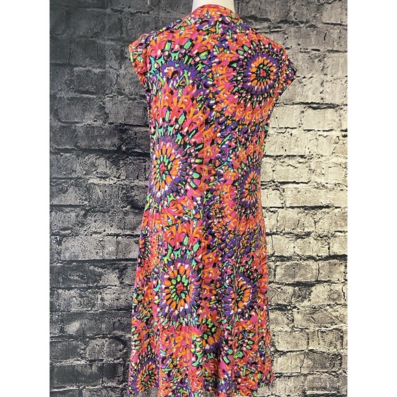 Eci New York Dress Womens Large Pink Casual Party Cocktail Coastal Work Boho - Picture 3 of 9